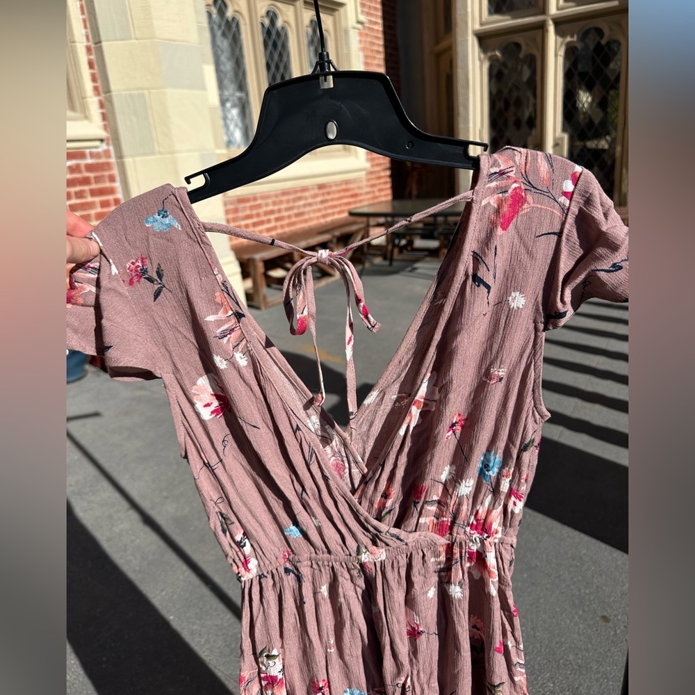 Band of Gypsies floral wrap dress